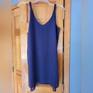 Spaghetti strap mini dress, Fashion Union, navy blue